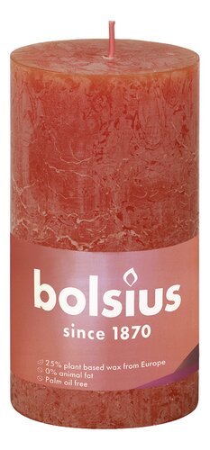 BOLSIUS Rust.Shin.Earth.oranje 13x6,8cm