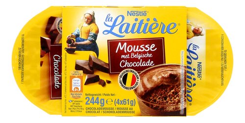 LA LAITIÈRE chocomousse 4x61g