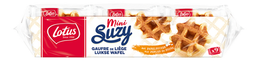 Lotus Suzy Mini Gaufres Liege 9 Pieces 256g Colruyt