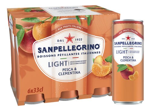 SAN PELLEGRINO Light Pesca-Clementi 33cl