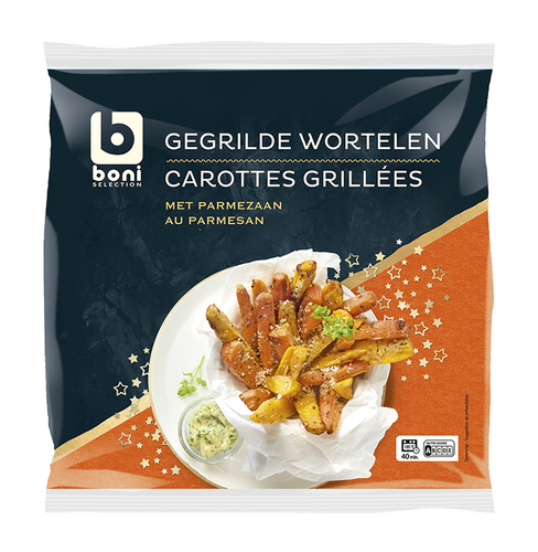 BONI feestlijn wortelen parmezaan 750g