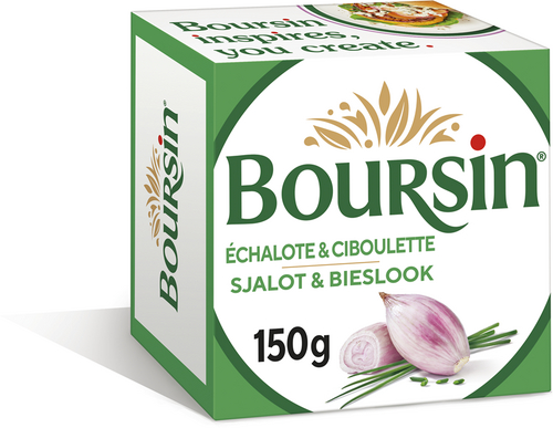 BOURSIN sjalotten & bieslook 150g