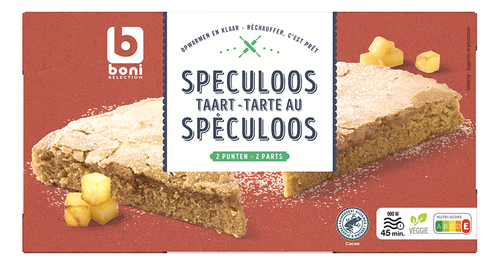 BONI Taartpunt Speculaas 2x80g