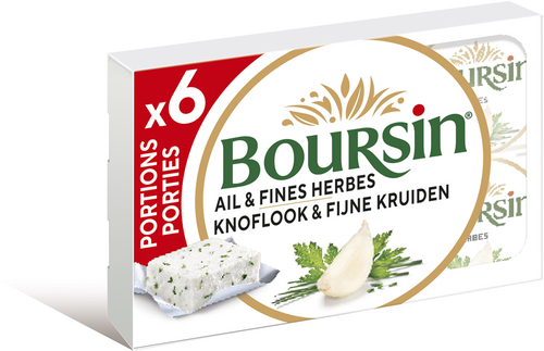 BOURSIN look & fijne kruiden 6x16g