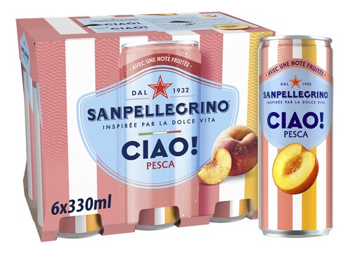 SAN PELLEGRINO Ciao! Pesca 33cl