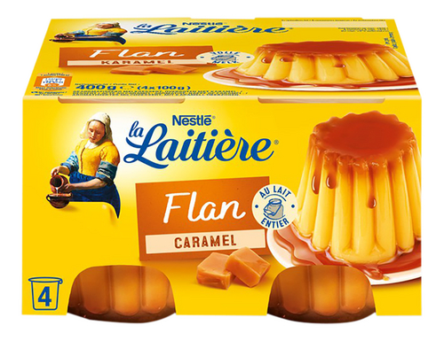 LA LAITIÈRE flan karamel 4x100g