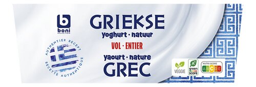 BONI Griekse yoghurt vol natuur 2x170g