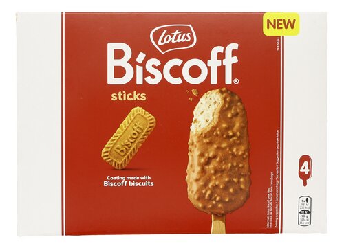 LOTUS BISCOFF Ijs kara. Koekst. 4x90ml