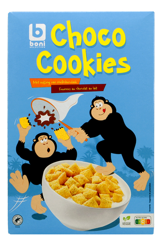 BONI choco cookies melkchocolade 700g