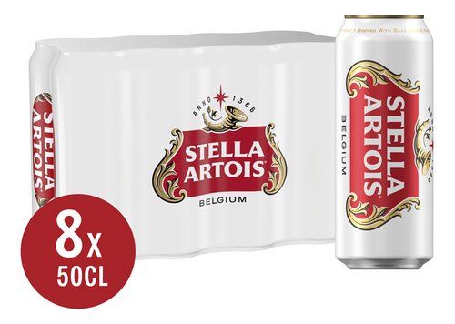 STELLA ARTOIS Pils 5,2% blik 50cl