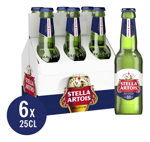STELLA ARTOIS 0,0% pils 6x25cl