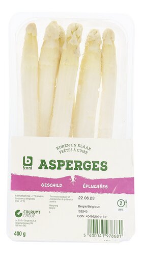 BONI geschilde asperges 400g