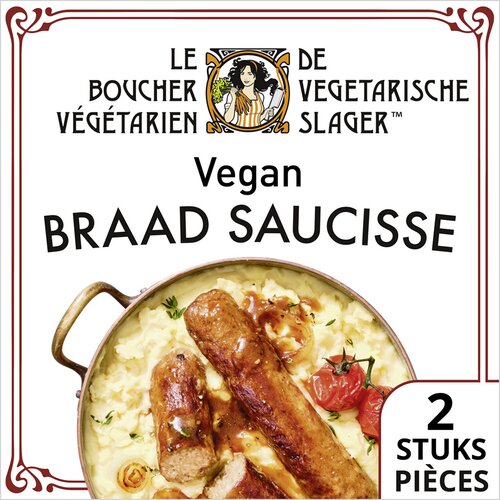 DE VEGETARISCHE SLAGER Saucis.Rôtie 160g
