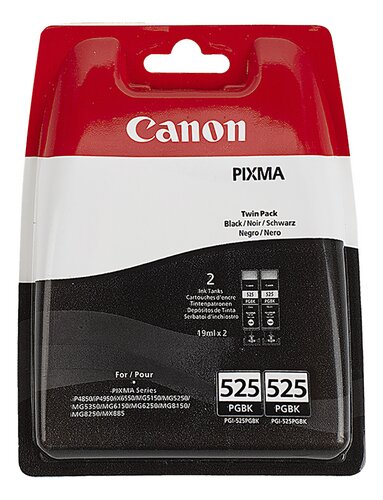 CANON PGI525BK TWIN zwart 2x19ml