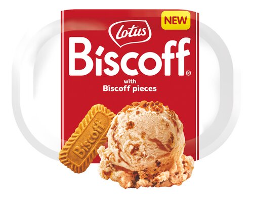 LOTUS BISCOFF Ijs met stukjes koek 900ml