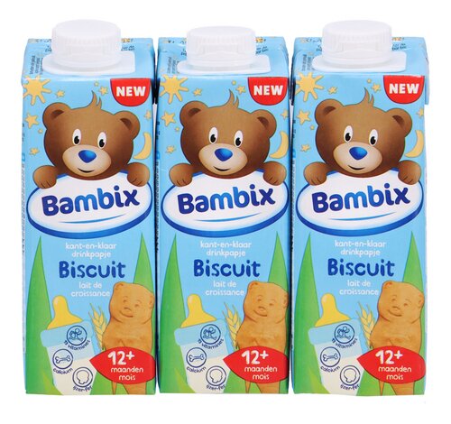 BAMBIX Koekjes 1jaar + 3x 250ml