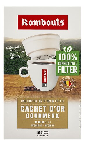 ROMBOUTS Filterkoffie Goudmerk 10st