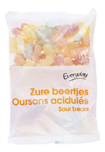 EVERYDAY snoep zure beertjes 500g