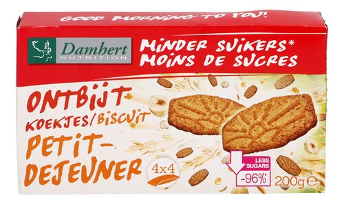 DAMHERT Ontbijtkoekjes MS 200g