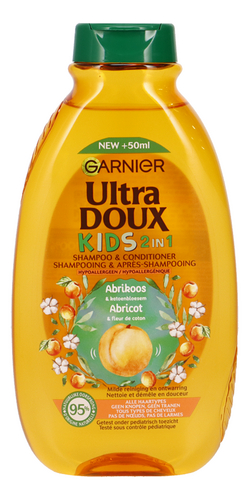 ULTRA DOUX sh.kids 2in1 abrikozen 300ml