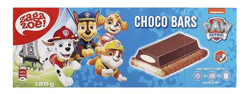 ZAGAZOE! Paw Patrol Choco Bars 6x20g