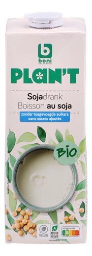 BONI PLAN'T sojadr. z.toe.suikers Bio 1L