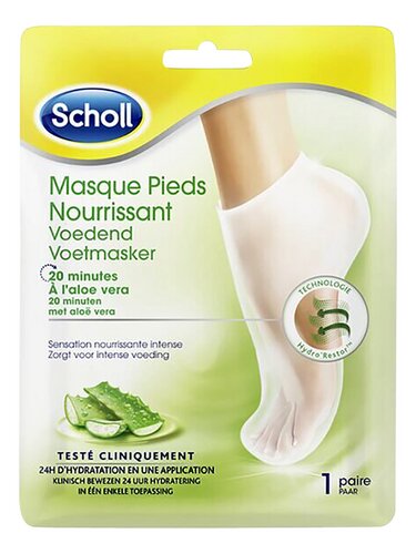 SCHOLL voetmasker Aloe Vera 1p