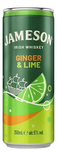 JAMESON Ginger & Lime 5% blik 25cl