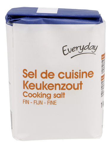 Luxe vitaliteit Verovering EVERYDAY fijn keukenzout 1kg | Colruyt - Collect&Go