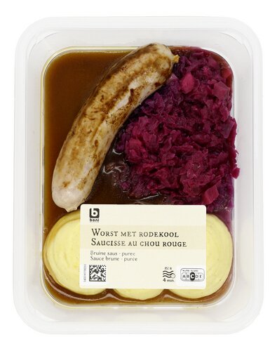 BONI worst rode kool puree 450g