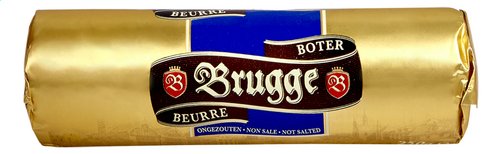 BRUGGE rollen boter ongezouten 250g