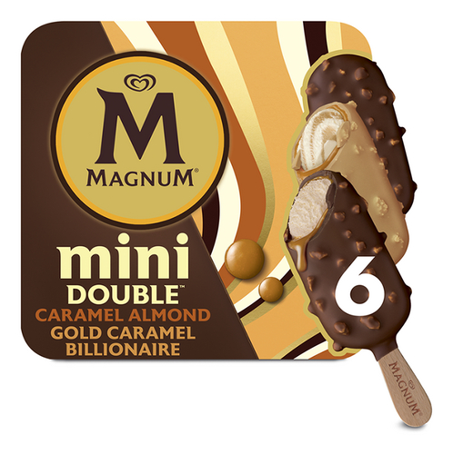 MAGNUM mini Dou.Cara.&Gol.Billio. 6x55ml