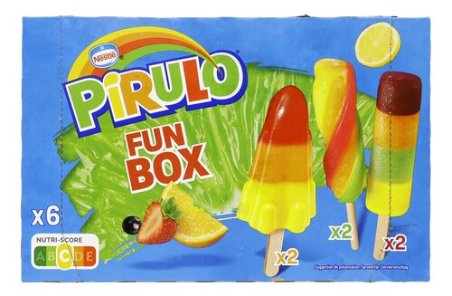 PIRULO Waterijs Fun Box 6x50ml