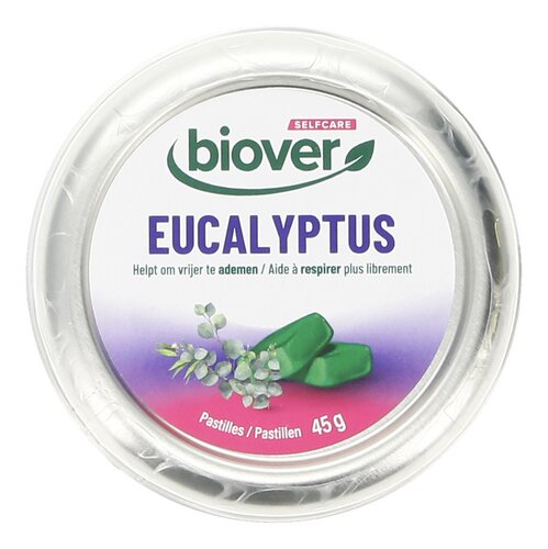 BIOVER Eucalyptus keelpastilles 45g