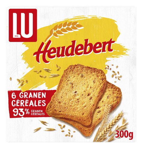 LU HEUDEBERT beschuit 6granen 300g