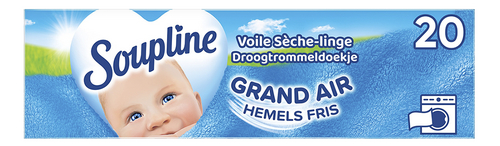 SOUPLINE wasverz.doekjes hemels fr. 20st