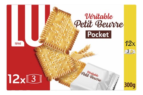 LU Véritab.Petit Beurre Pocket 12st 300g