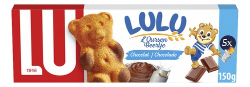 LU LULU Beertje Chocolade 5x30g