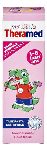 Theramed Tandpasta Aardbei | 1 - 6 jaar 50ml