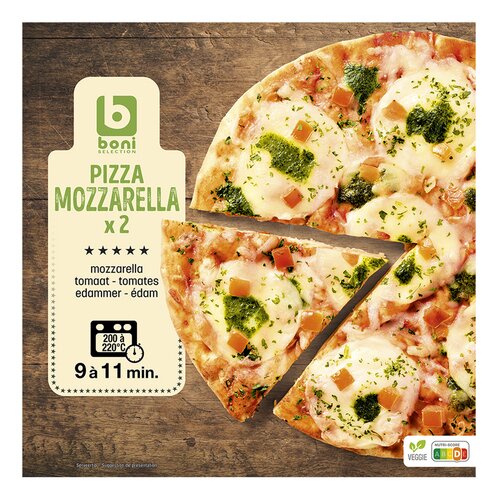 BONI Pizza Mozzarella 2x335g