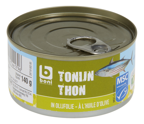 BONI tonijn olijfolie MSC 190g