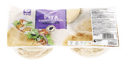 BONI pitabroodjes voorgebakken 10st 500g