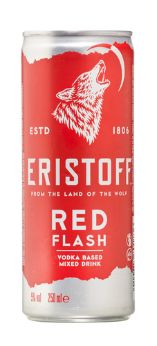 ERISTOFF Red Flash 5% blik 25cl