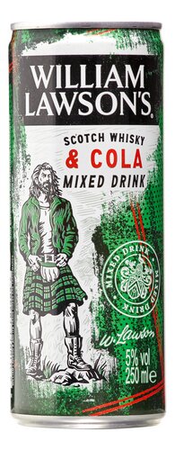 WILLIAM LAWSON'S whisky & cola 5% 25cl