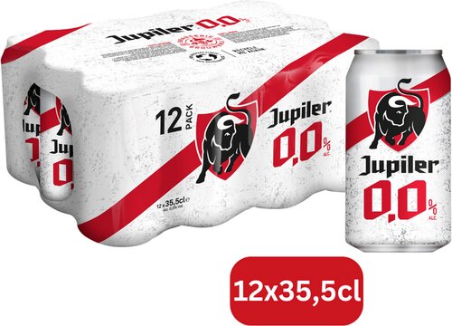JUPILER 0% pils blik 35,5cl