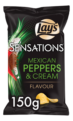 LAY'S SENSATIONS Mex.Peppers&Cream 150g