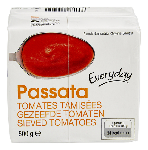 EVERYDAY passata gezeefde tom. brik 500g