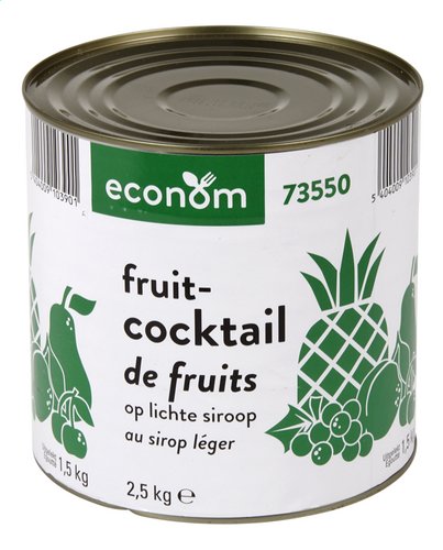 ECONOM fruitcocktail op siroop NG 2,5kg