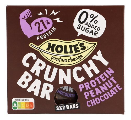 HOLIE'S Crunchy Bar Peanut Cacao 3x40g