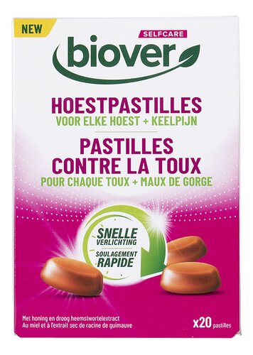 BIOVER Selfcare hoestpastilles 20st